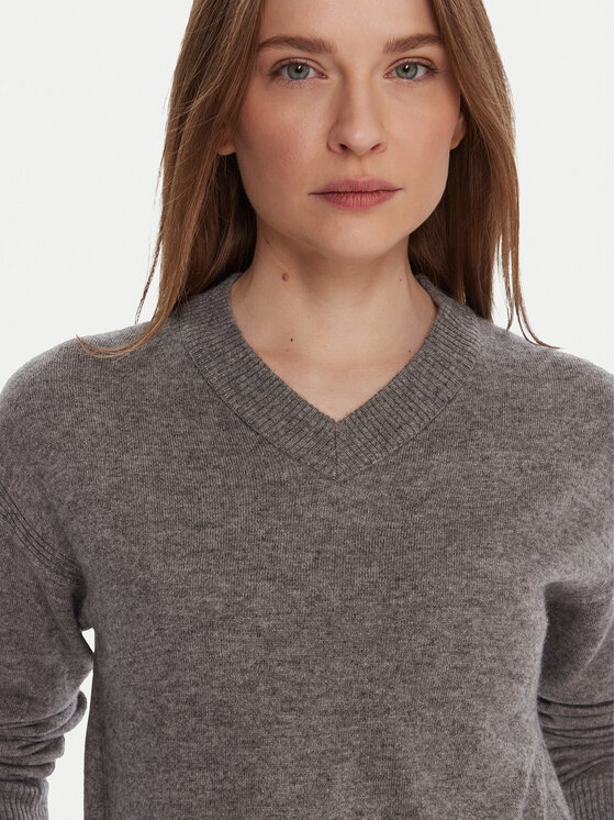 United Colors Of Benetton United Colors Of Benetton Sweter 102HD4032 Szary Relaxed Fit