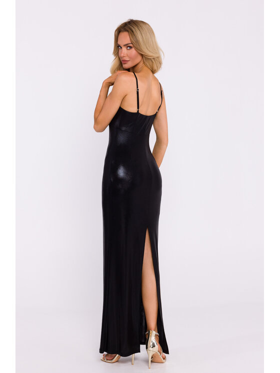 Made of Emotion Made of Emotion Abito da sera M834 Nero Sexy Straight Fit