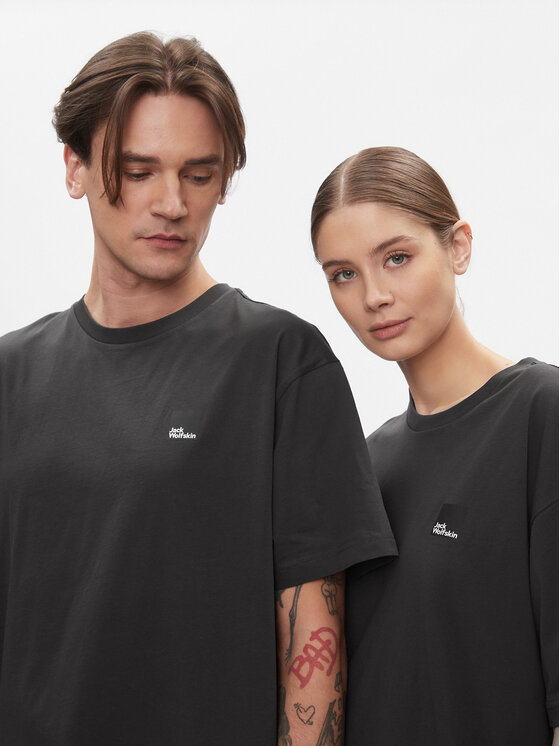 Jack Wolfskin Jack Wolfskin T-Shirt Eschenheimer T 1809092 Μαύρο Regular Fit