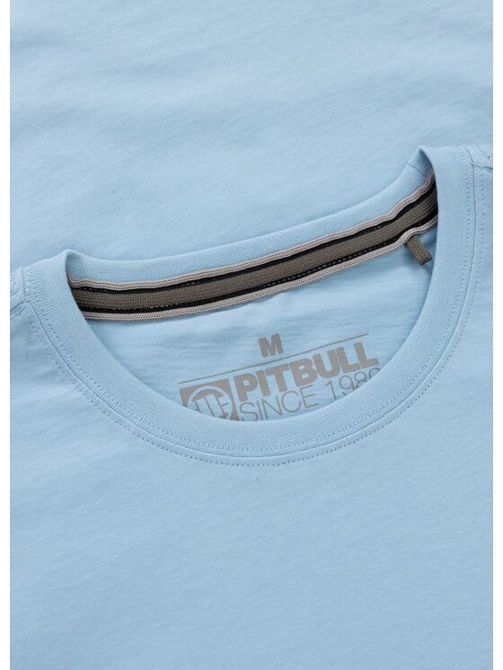 PITBULL PITBULL T-Shirt SMALL LOGO Niebieski Regular Fit