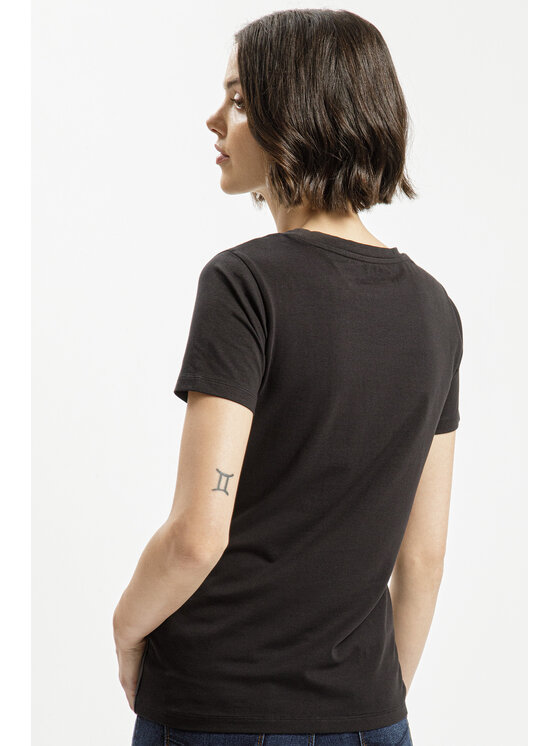 Cross Jeans Cross Jeans T-Shirt 56147-020 Czarny