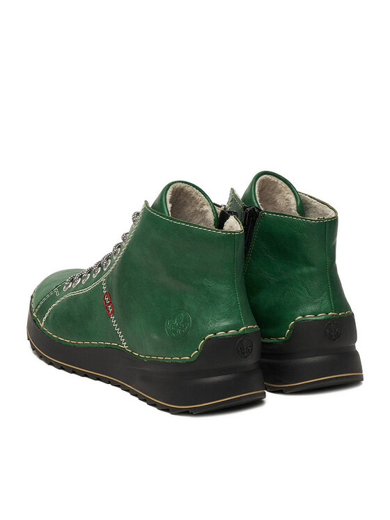 Rieker Rieker Čizme 71510-52 Zelena