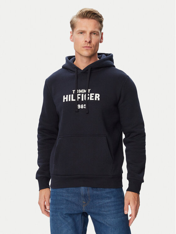Tommy Hilfiger Tommy Hilfiger Суитшърт MW0MW44937 Тъмносин Regular Fit