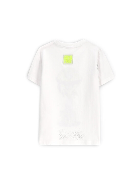 Coccodrillo Coccodrillo Tričko WC5143202CBK Biela Regular Fit