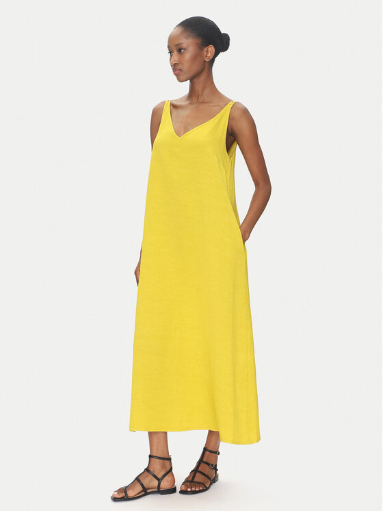 ViCOLO ViCOLO Rochie de vară TD0758 Galben Regular Fit