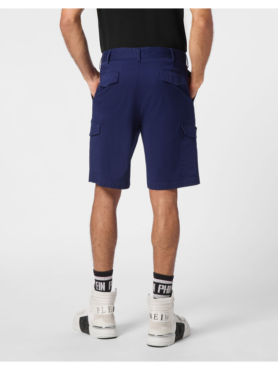 PHILIPP PLEIN PHILIPP PLEIN Šortky 9389 Světle modrá Regular Fit