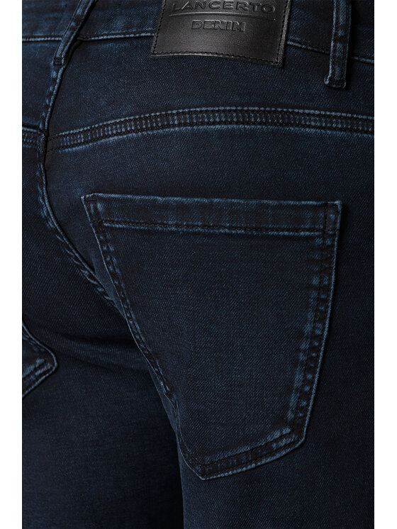 Lancerto Lancerto Jeansy Darren SP113222000014 Granatowy Slim Fit