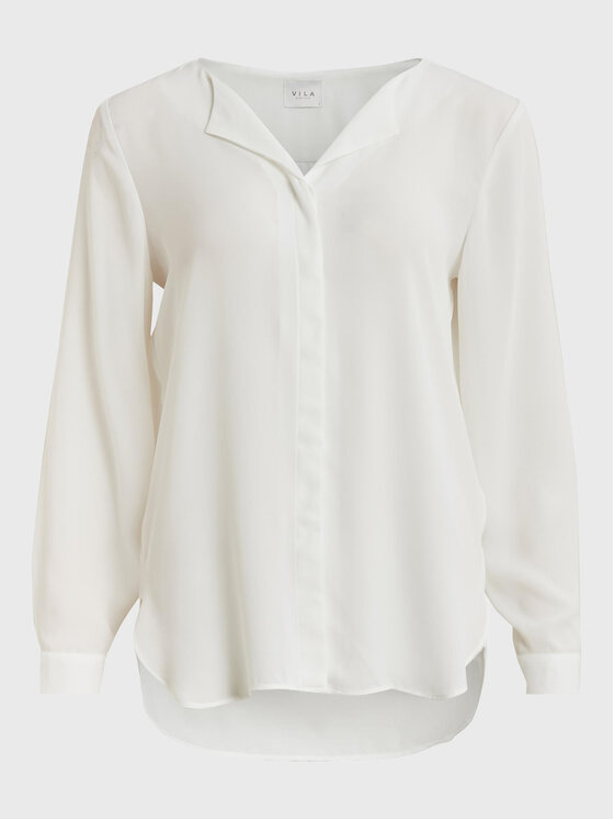 Vila Vila Košulja Lucy 14044253 Bijela Relaxed Fit