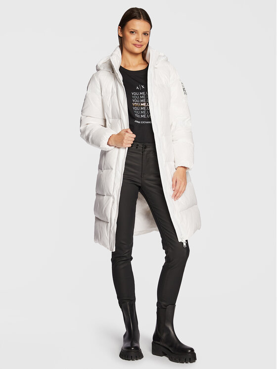 Armani Exchange Armani Exchange Giubbotto piumino 8NYK50 YNYNZ 1100 Bianco Regular Fit