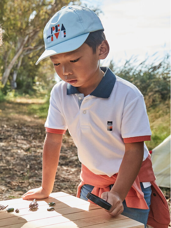 Mayoral Mayoral Polo särk 3106 Valge Regular Fit