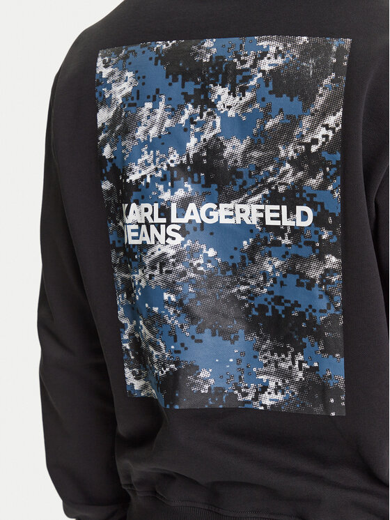 Karl Lagerfeld Jeans Karl Lagerfeld Jeans Μπλούζα A3M20025 Μαύρο Regular Fit