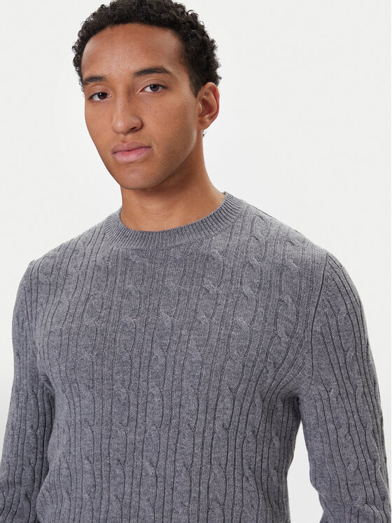 BOSS BOSS Sveter H-Hetico 50549975 Sivá Regular Fit
