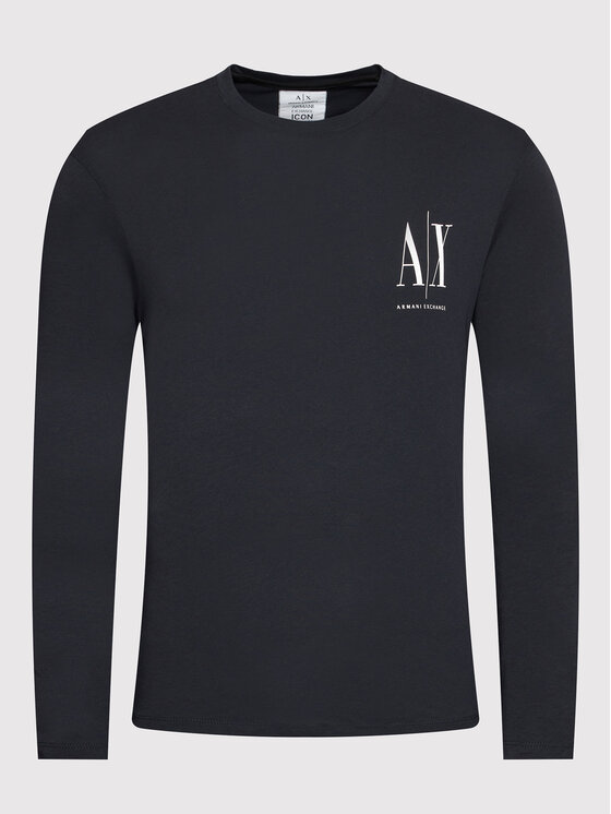 Armani Exchange Armani Exchange Longsleeve 8NZTPL ZJH4Z 1510 Blu scuro Regular Fit