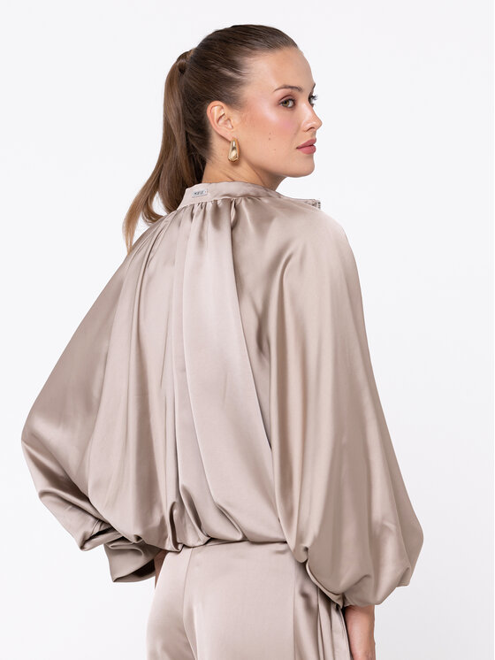 Miss LK Miss LK Kurtka bomber MISSLKB Beżowy Loose Fit