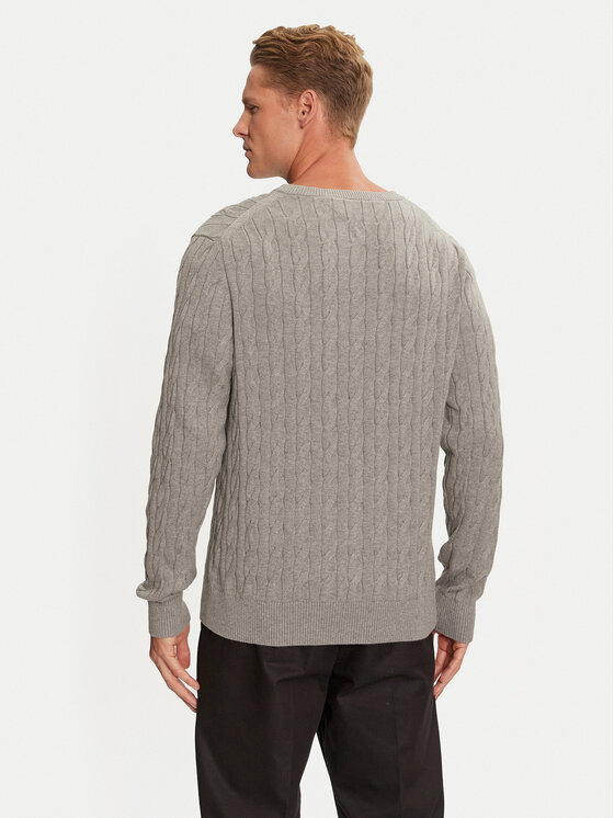 Tommy Hilfiger Tommy Hilfiger Džemper MW0MW33132 Siva Regular Fit