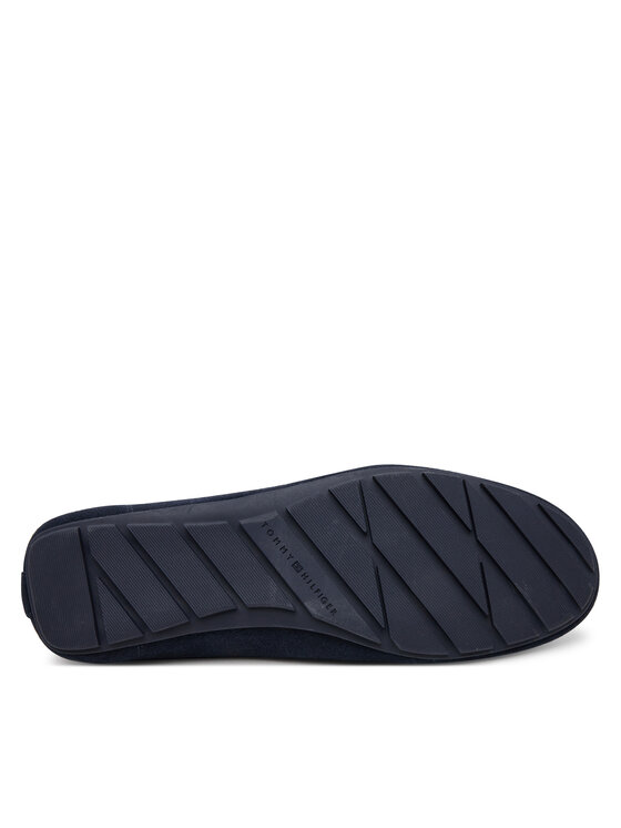 Tommy Hilfiger Tommy Hilfiger Mokaszin Flag Soft Suede Driver Loafer FW0FW08558 Sötétkék