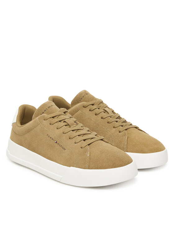 Tommy Hilfiger Tommy Hilfiger Snīkeri Th Court Core Suede FM0FM05716 Brūns