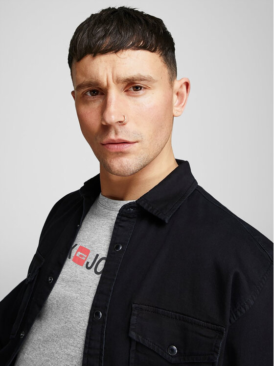 Jack&Jones Jack&Jones T-shirt Corp Logo 12137126 Siva Slim Fit