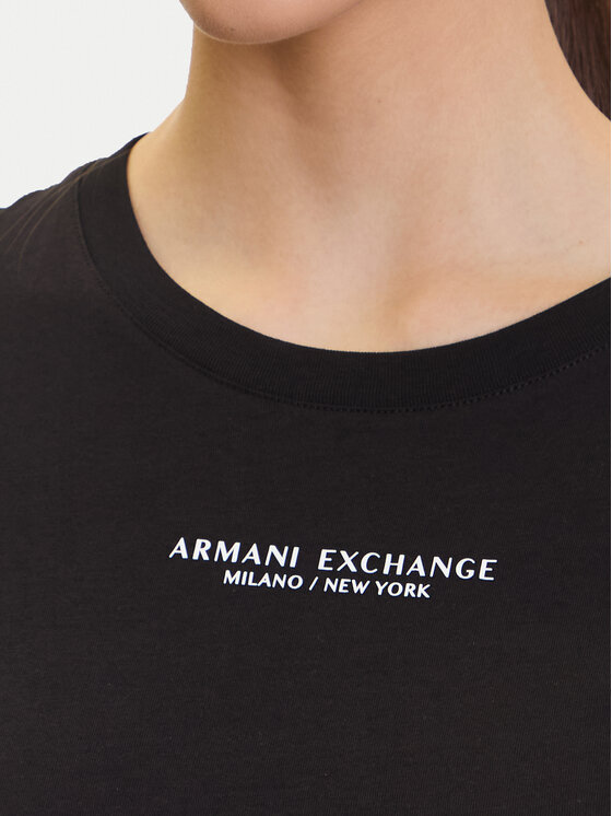Armani Exchange Armani Exchange T-Shirt XW001455 AF10356 UC001 Czarny Slim Fit