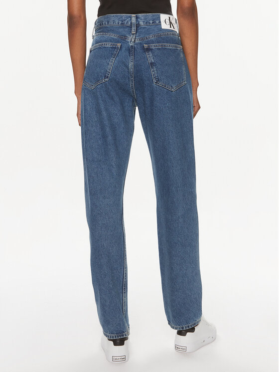Calvin Klein Jeans Calvin Klein Jeans Jeansy Authentic J20J222443 Granatowy Straight Fit