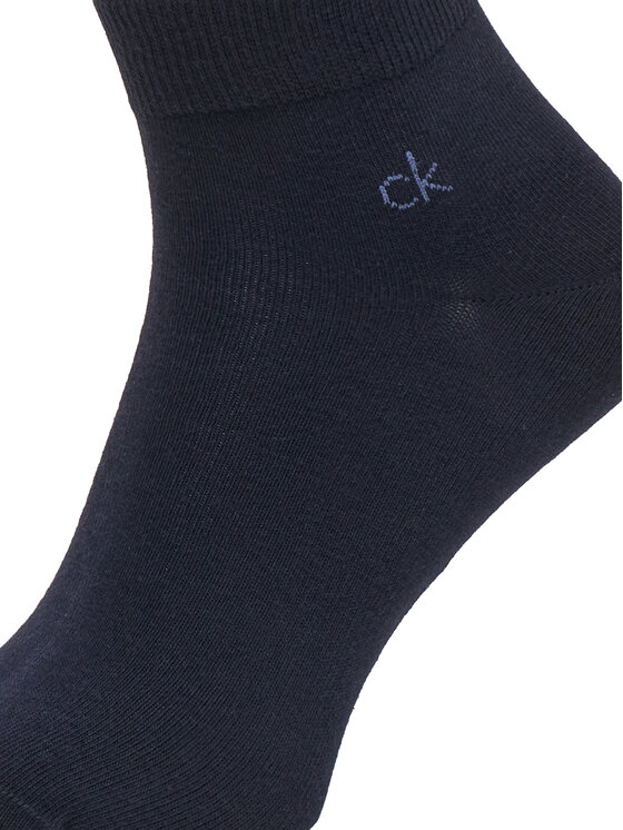 Calvin Klein Calvin Klein Комплект 3 чифта къси чорапи мъжки 701234209 Тъмносин