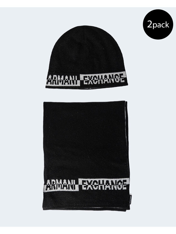 Armani Exchange Armani Exchange Szalik KNITWEAR Czarny