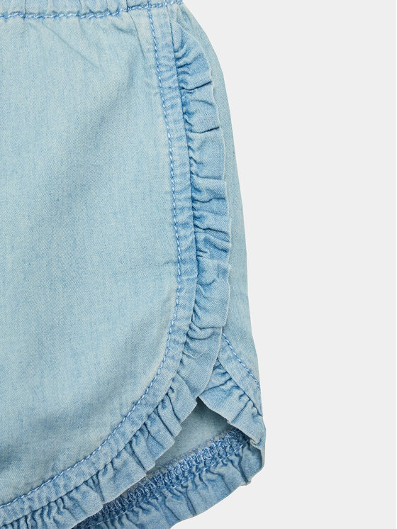 United Colors Of Benetton United Colors Of Benetton Szorty materiałowe 4DHJ593XE Niebieski Regular Fit