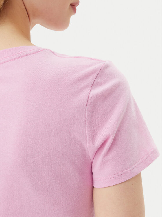 Gap Gap Majica 776775-06 Roza Regular Fit
