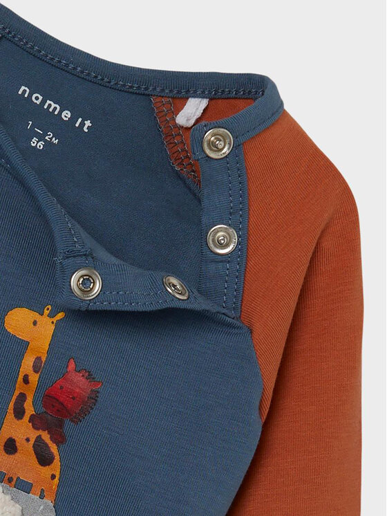 NAME IT NAME IT Komplet bluza in hlače 13215282 Mornarsko modra Regular Fit