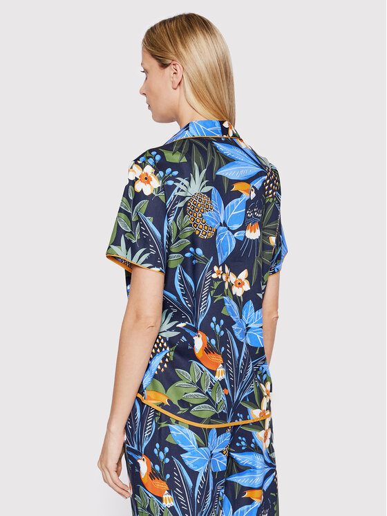 Cyberjammies Cyberjammies Koszulka piżamowa Sierra 9069 Granatowy Regular Fit