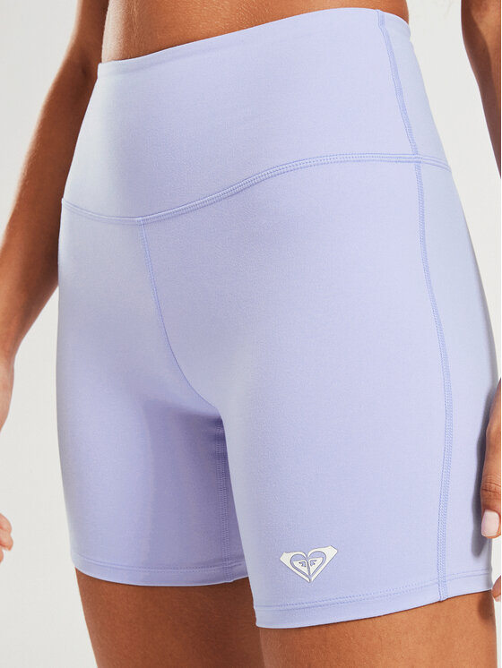 Roxy Roxy Legíny Heart Biker Ndst ERJNS03435 Modrá Slim Fit