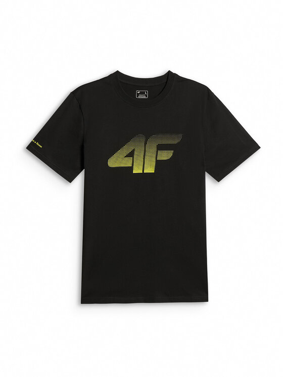 4F 4F T-Shirt COMMERCIAL Czarny Regular Fit