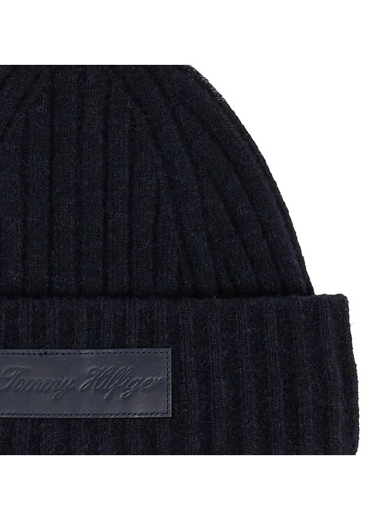 Tommy Hilfiger Tommy Hilfiger Czapka Twist AW0AW15325 Granatowy