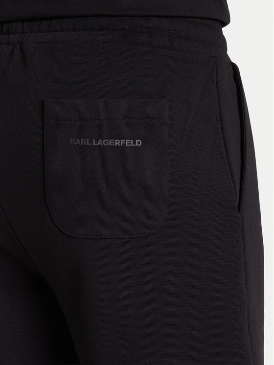 KARL LAGERFELD KARL LAGERFELD Sportovní kraťasy 705114 553904 Černá Loose Fit