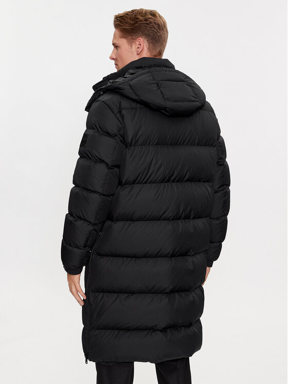 BOSS Boss Vatovaná bunda Donden4 50499795 Černá Relaxed Fit