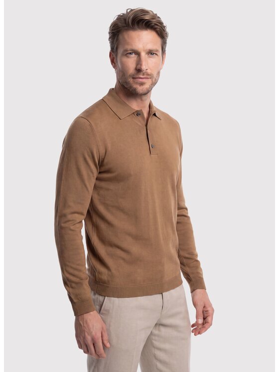 Pako Lorente Pako Lorente Sweter P26WP-2X-002 Brązowy jasny Regular Fit