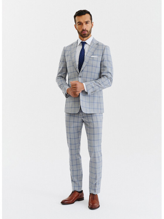 Pako Lorente Pako Lorente Marynarka P23SF-3G-007 Szary Slim Fit