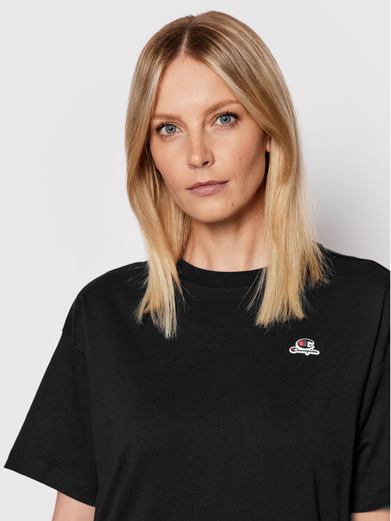 T-shirt Embroidered Patch 114931 Nero Boxy Fit