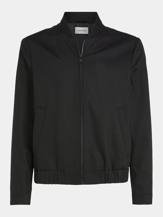 Calvin Klein Calvin Klein Яке бомбър K10K112074 Черен Regular Fit