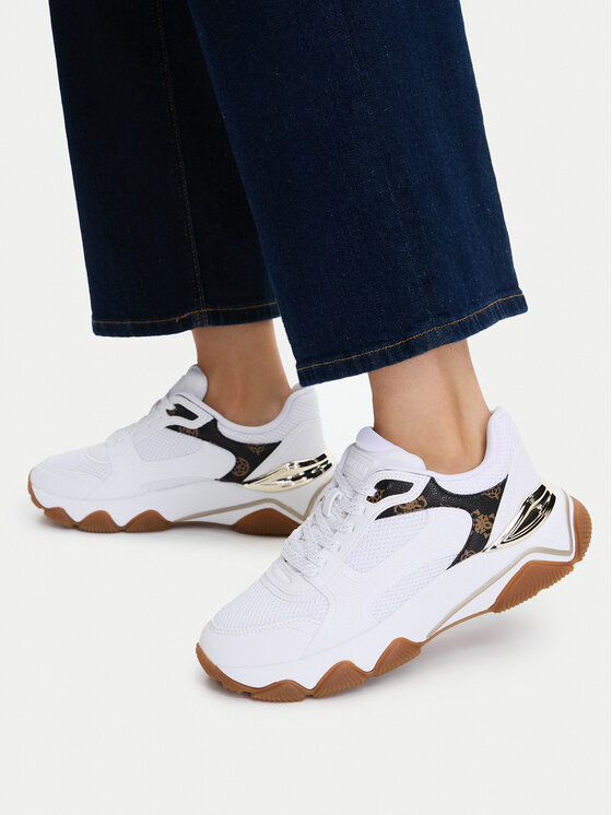 Guess Sneakers FLTMZZ ELE12 Alb