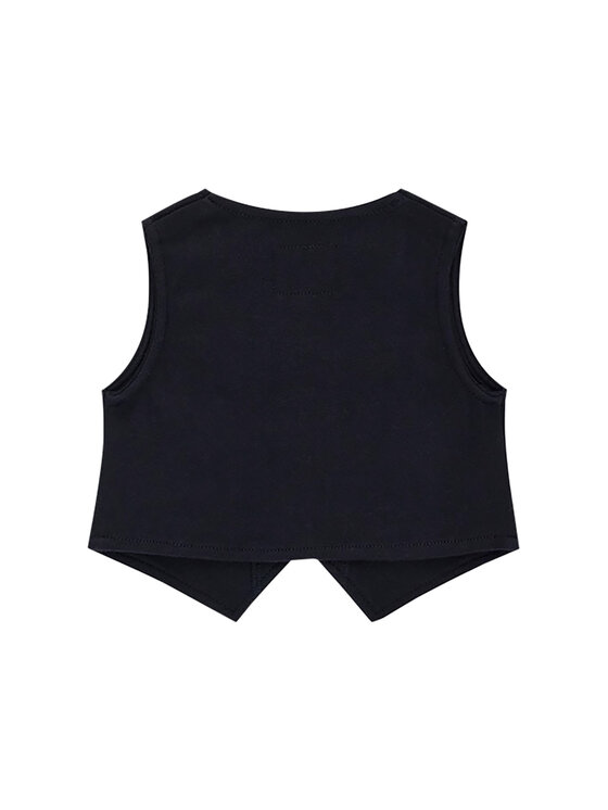 Guess Guess Set cămașă, vestă și pantaloni din material textil I6BG05 K6216 Bleumarin Regular Fit