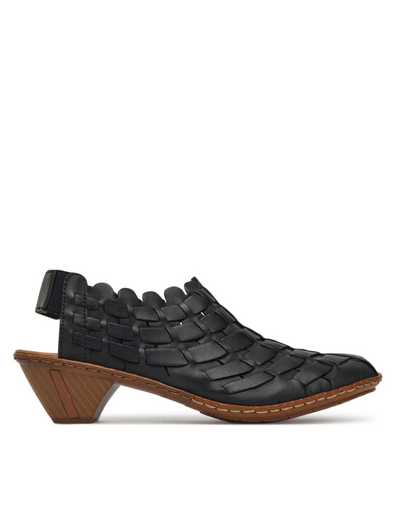 Rieker Pantofi pumps 46778-01 Negru