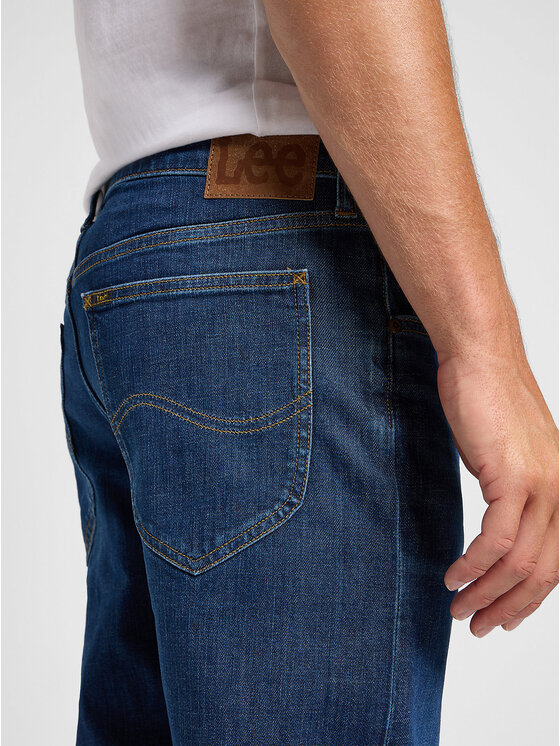 Lee Lee Jeansy DAREN ZIP FLY Niebieski Regular Fit
