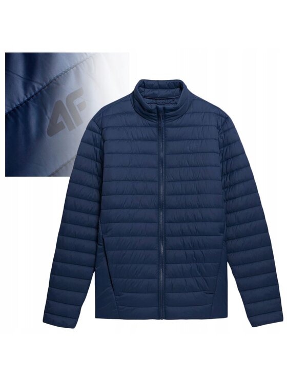 4F 4F Kurtka przejściowa TDJAM084 Granatowy Comfortable Fit
