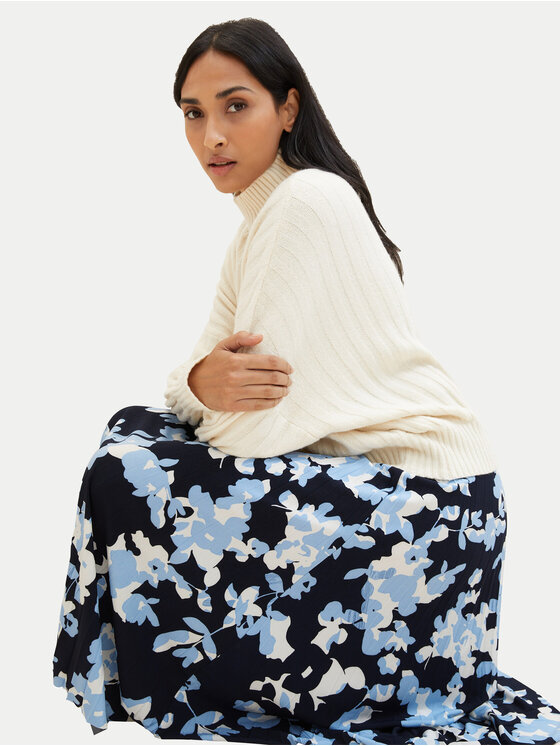 Tom Tailor Tom Tailor Fustă plisată 1040340 Albastru Regular Fit