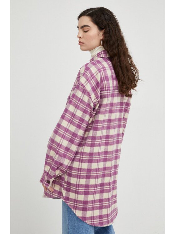 Lee Lee Koszula 90S WORKWEAR OVERSHIRT Kolorowy Loose Fit