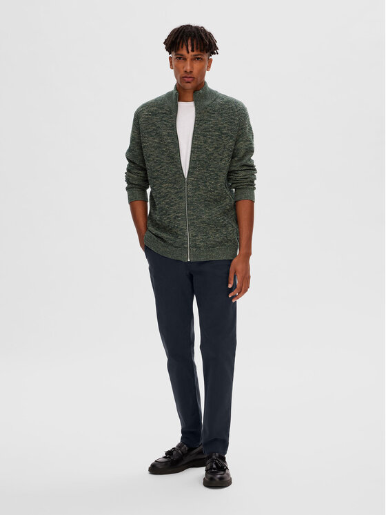 Selected Homme Selected Homme Sweter 16090152 Zielony Regular Fit