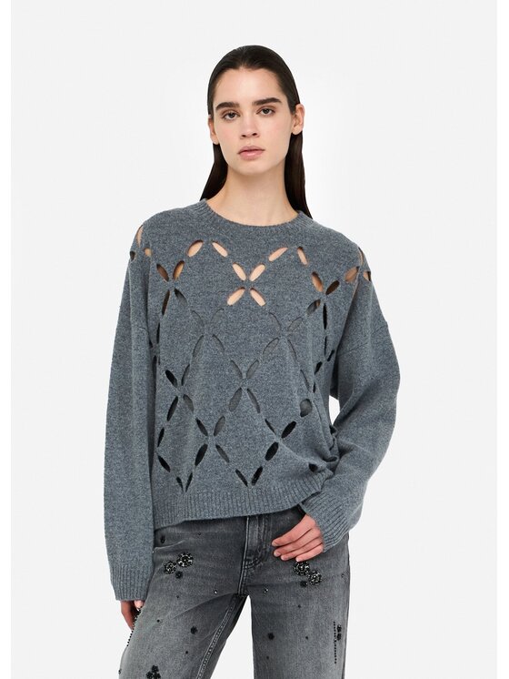 Liu Jo Liu Jo Maglione MF5039MS00902050 Grigio Regular Fit