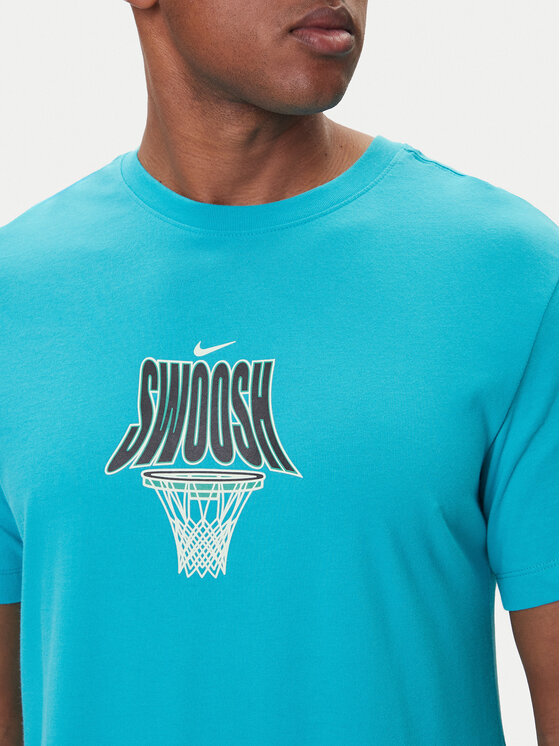 Nike Nike T-Shirt HJ3466 345 Tyrkysová Regular Fit