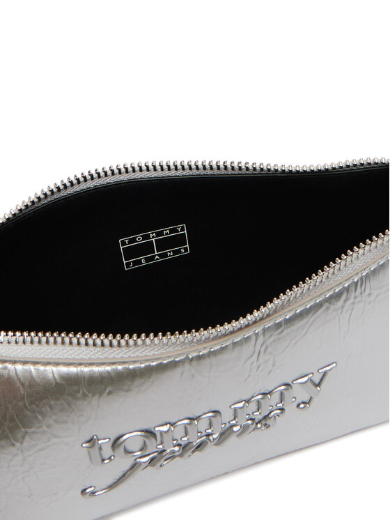 Tommy Jeans Tommy Jeans Τσάντα Tjw Must Metallic Shoulder Bag AW0AW18457 Ασημί